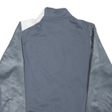 ADIDAS Mens Grey & White Tigers Basketball Track Jacket S Polyester Blend
