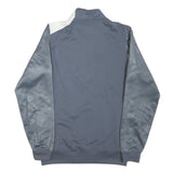 ADIDAS Mens Grey & White Tigers Basketball Track Jacket S Polyester Blend
