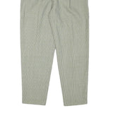 RODIER Womens Polyester Blend Relaxed Trousers W28 L28 Checked Pattern Zip