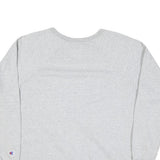 CHAMPION Mens Grey Crew Neck XL Cotton Blend Sweatshirt Pullover Casual Wear