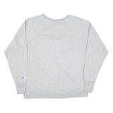 CHAMPION Mens Grey Crew Neck XL Cotton Blend Sweatshirt Pullover Casual Wear