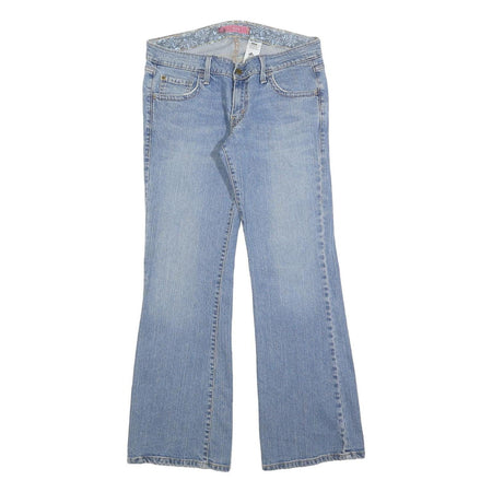 LEVI'S Womens Jeans Blue Slim Flared Denim W32 L32 Classic Zip Pocket