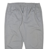 ADIDAS Mens Cotton Blend Grey Slim Drawstring Trousers W40 L25 Casual Relaxed