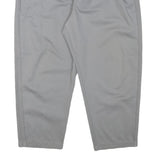 ADIDAS Mens Cotton Blend Grey Slim Drawstring Trousers W40 L25 Casual Relaxed