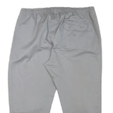 ADIDAS Mens Cotton Blend Grey Slim Drawstring Trousers W40 L25 Casual Relaxed