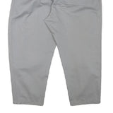 ADIDAS Mens Cotton Blend Grey Slim Drawstring Trousers W40 L25 Casual Relaxed