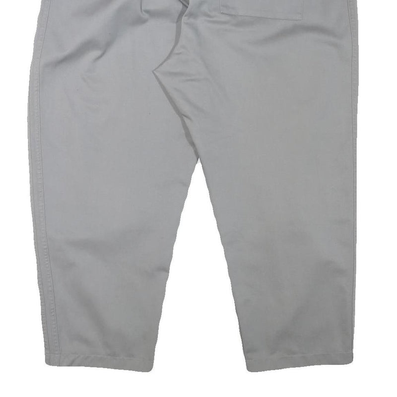 ADIDAS Mens Cotton Blend Grey Slim Drawstring Trousers W40 L25 Casual Relaxed