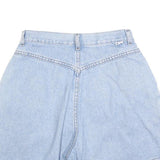 LEE Womens Light Blue Denim Casual Shorts S W28 High Waist Classic Fit