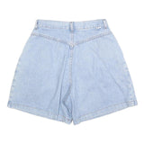 LEE Womens Light Blue Denim Casual Shorts S W28 High Waist Classic Fit