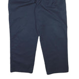 DICKIES Mens Cotton Blend Navy Blue Regular Fit Straight Trousers W40 L29