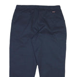 DICKIES Mens Cotton Blend Navy Blue Regular Fit Straight Trousers W40 L29