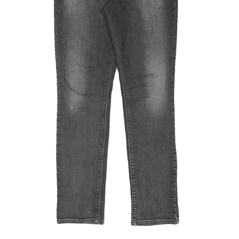 LEVI'S 571 Womens Jeans Grey Slim Skinny Denim Medium W32 L31 Stylish