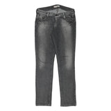 LEVI'S 571 Womens Jeans Grey Slim Skinny Denim Medium W32 L31 Stylish