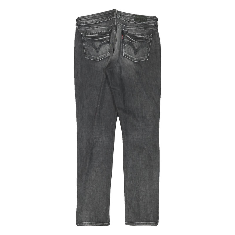 LEVI'S 571 Womens Jeans Grey Slim Skinny Denim Medium W32 L31 Stylish
