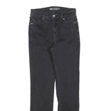 LEVI'S 512 Bootcut Womens Black Slim Denim Jeans W25 L28 Stretch Stylish