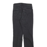 LEVI'S 512 Bootcut Womens Black Slim Denim Jeans W25 L28 Stretch Stylish