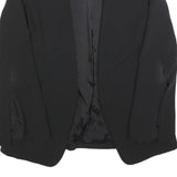 PINKO Womens Black Jacket UK 8 Polyester Blend Classic Plain Formal Outerwear