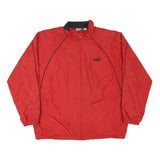 PUMA Mens Red Jacket XL Polyester Plain Zip Closure Sportswear Casual