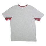 HANDSHIGH Mens Grey & Crimson Alabama Crimson Tide Graphic T-Shirt XL Short