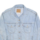 LEVI'S Mens Blue Denim Jacket S Cotton Classic Button Closure Casual