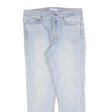 LEVI'S Womens Jeans Light Blue Slim Skinny Denim W29 L28 Cotton Blend Button