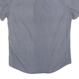 TOMMY HILFIGER Mens Blue S Shirt Cotton Short Sleeve Casual Pocket Button Down