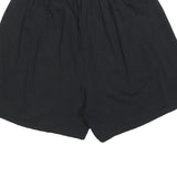 CHAMPION Womens Black Casual Shorts XL W28 Cotton Blend Comfortable Elastic
