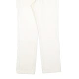 TEDDYS Womens Jeans White Regular Straight Denim W32 L30 Cotton Blend Zip