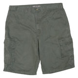 DICKIES Mens Shorts Green Cargo XL W40 Workwear Cotton Blend Utility