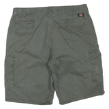 DICKIES Mens Shorts Green Cargo XL W40 Workwear Cotton Blend Utility