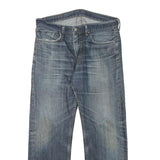 LEVI'S 505 Mens Jeans Blue Regular Straight Denim Medium W34 L30 Classic Fit