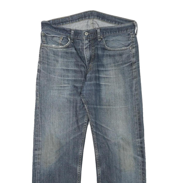 LEVI'S 505 Mens Jeans Blue Regular Straight Denim Medium W34 L30 Classic Fit