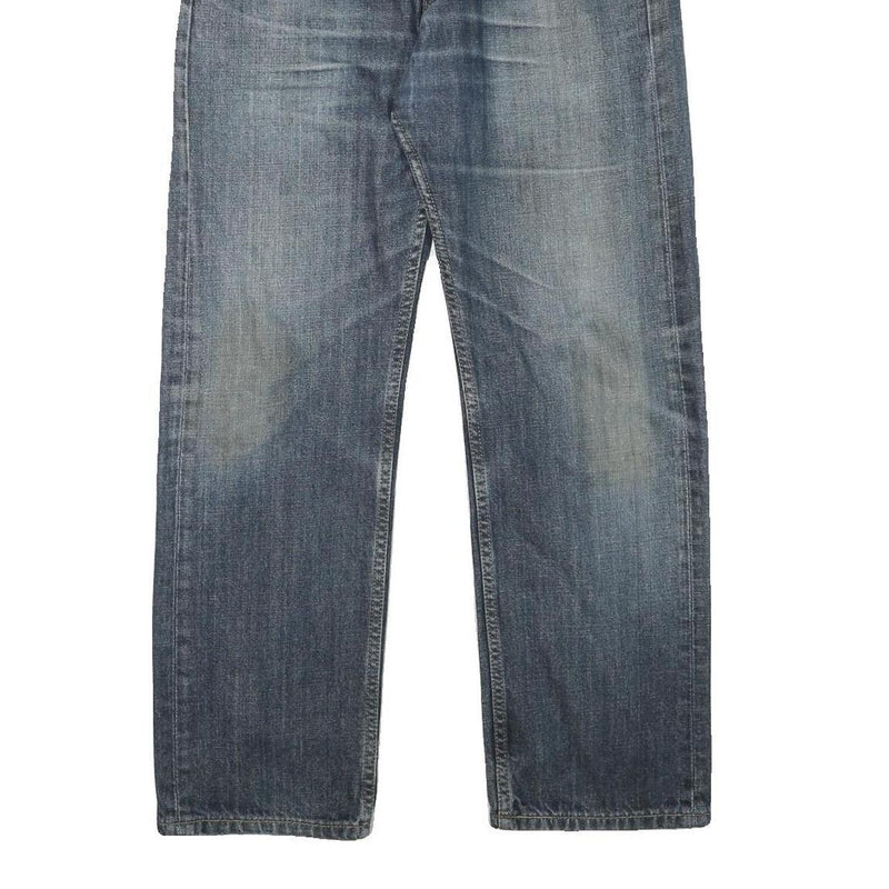 LEVI'S 505 Mens Jeans Blue Regular Straight Denim Medium W34 L30 Classic Fit