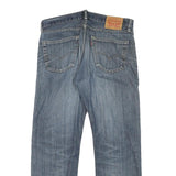 LEVI'S 505 Mens Jeans Blue Regular Straight Denim Medium W34 L30 Classic Fit