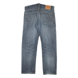 LEVI'S 505 Mens Jeans Blue Regular Straight Denim Medium W34 L30 Classic Fit