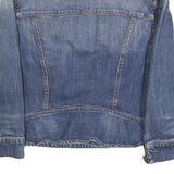 JUICY COUTURE Girls Blue Denim Jacket L Cotton Blend Button Closure Casual