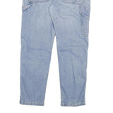 DICKIES Mens Jeans Blue Regular Straight Denim Rinse W34 L32 Workwear