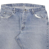 WRANGLER Mens Denim Blue Casual Shorts 2XL W36 Cotton Blend Classic Fit