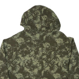 CHAMPION Womens Green Tie Dye Hoodie L Cotton Blend Casual Pullover