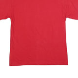 BULLETIN Mens Red Calgary Flames Graphic T-Shirt M Short Sleeve Crew Neck Casual
