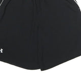 UNDER ARMOUR Mens Black Casual Shorts S W25 Sports Logo Elastic Waist