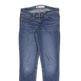 LEVI'S Womens Jeans Blue Slim Skinny Denim Light W28 L28 Zip Cotton Blend