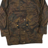 FORECASTER Mens Brown Polyester Blend Classic Jacket XS Patterned Vintage Style