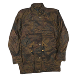 FORECASTER Mens Brown Polyester Blend Classic Jacket XS Patterned Vintage Style