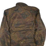 FORECASTER Mens Brown Polyester Blend Classic Jacket XS Patterned Vintage Style