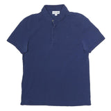LACOSTE Mens Blue Short Sleeve Polo Shirt S Cotton Classic Fit Lightweight