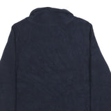 TOMMY HILFIGER Womens Navy Plain Roll Neck Basic Knit Jumper S Casual Warm