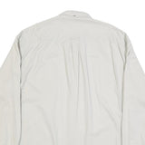CALVIN KLEIN JEANS Mens White Cotton Shirt XL Classic Button-Down Casual