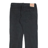 LEVI'S 501 Mens Jeans Black Regular Straight Denim Raw W36 L32 Classic Fit