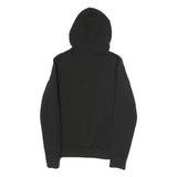 PUMA Womens Black Hoodie UK 8 Classic Logo Pullover Cotton Blend Sweater